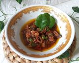 Foto langkah ke 6 dari resep Cumi Asin Pedas.