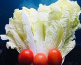 Hình bước làm 1 của món Canh cà chua cải thảo