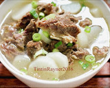 Foto langkah ke 3 dari resep Sup Lobak Sapi bening simpel ala Oma ^__^.