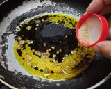 A picture of step 3 of Bhindi ki sabzi.