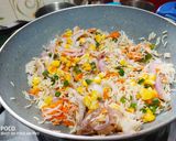 A picture of step 3 of Mexican Rice.