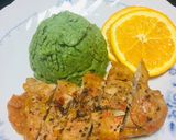Foto del paso 2 de la receta: Vegano Pecho de Pollo con jugo de Naranja al Horno con Puré de Epinaca!