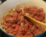 A picture of step 1 of Cheeseburger Macaroni No box here!.