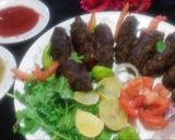 A picture of step 4 of Fried sekh kabab.