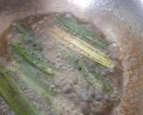 Dinner: Okra veg delight with rice, dal and peas pot vegetables recipe step 2 photo