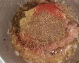 A picture of step 4 of Chicken keema.