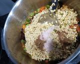 A picture of step 4 of Proso millet khichdi.
