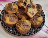 Gluténmentes meggyes csokis muffin recept fázis 5 fotója