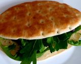 A picture of step 1 of My Buttermilk coated chicken on Soft Focaccia Bread with Salad.