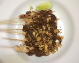 Foto langkah ke 6 dari resep Sate Kacang Teflon.