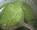 A picture of step 6 of Tricolor halwa.