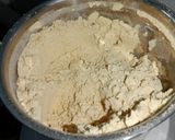 A picture of step 3 of Sattu Ladoo.