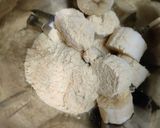 A picture of step 1 of Sattu smoothie.