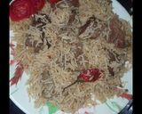 A picture of step 4 of Beef yakhni pulao.