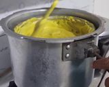 A picture of step 1 of Khandvi.