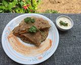 A picture of step 8 of Rajgara Quesadilla (Farali).