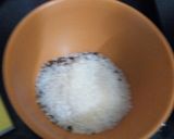 A picture of step 1 of Dalgona coffee.