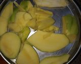 A picture of step 1 of Raw Mango Candy (Gatagat).