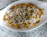 A picture of step 3 of Cheesy Masala Corns.