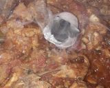 A picture of step 5 of Chicken khra masala koyla karahi.
