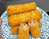 Foto langkah ke 4 dari resep Roti Gulung Sosis.