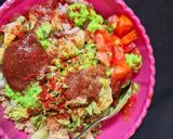 A picture of step 2 of Cooked Quinoa Chaat.