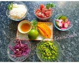 Une image de l'étape 4 de Poke Bowl Au Thon Sashimi.