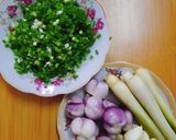 Hình bước làm 1 của món Bún thịt nướng