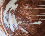 A picture of step 7 of Orange flavoured Chocolate Idli.