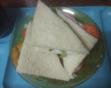 Foto del paso 2 de la receta: Sándwich de pechuga empanada con lechuga, tomate y mayonesa
