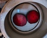 A picture of step 1 of Beetroot Tikki.