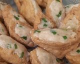 Foto langkah ke 3 dari resep Tahu Bakso Ayam.