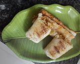 A picture of step 5 of Bread Maggi roll.