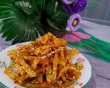 Hình bước làm 4 của món Khô cá bò tẩm mè