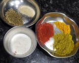 A picture of step 7 of Ringna no olo(kathiyawadi dhaba style).