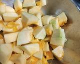 A picture of step 1 of Pumpkin guvar sabji.