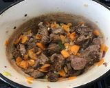 A picture of step 6 of Beef ragù.