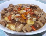 Foto langkah ke 1 dari resep Tofu jamur saos tiram.