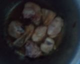 A picture of step 3 of Chicken Qorma.