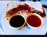 A picture of step 4 of Healthy tasty vegetable club sandwich.