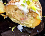 Foto del paso 6 de la receta: Patatas crujientes rellenas con puré de puerro y bacon en airfryer