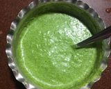 A picture of step 4 of Egg Hariyali.