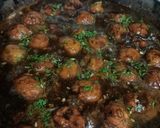 शेजवान नूडल्स विथ मंचूरियन (Schezwan noodles with manchurian recipe in Hindi) रेसिपी चरण 6 फोटो