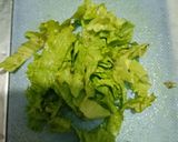 A picture of step 3 of Chicken Achari Wraps.