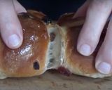 A picture of step 15 of Hot cross buns.