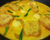 Foto langkah ke 5 dari resep Tahu Telur Kuah Kuning.