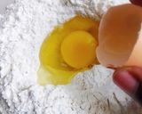 A picture of step 3 of Homemade Pasta Without Machine.