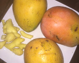 A picture of step 1 of Mango juice.
