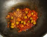 A picture of step 3 of Spicy Mackerel Fusilli.