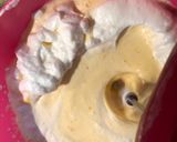 Foto del paso 8 de la receta Pastel de cumpleaños 🎂 bizcocho de naranja 🍊 con crema pastelera y fresas🍓